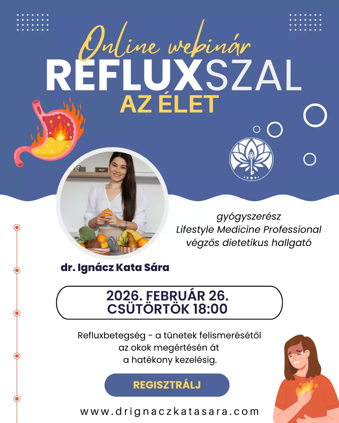 Refluxszal az élet webinárium